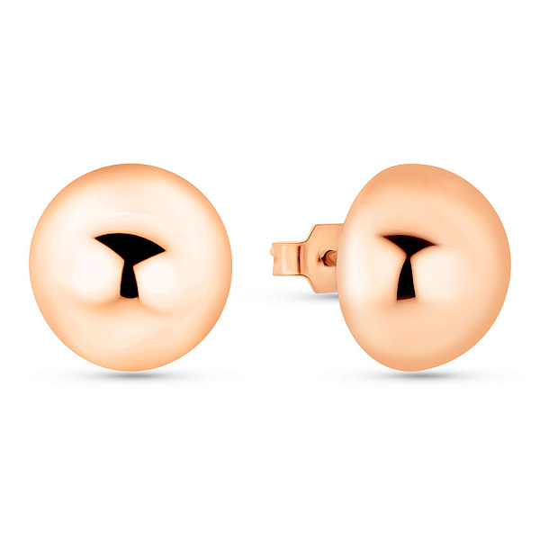 Золотые серьги-пусеты без камней  (арт. 1091273/2) – изображение 1