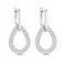 Серьги из серебра с фианитами (арт. 7502/10146) – изображение 1