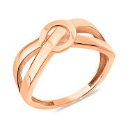 Фото Золотое кольцо без камней (арт. 156578)