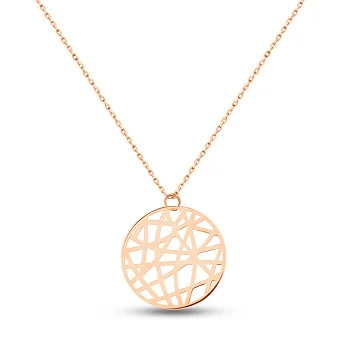 Колье из красного золота (арт. 360156)