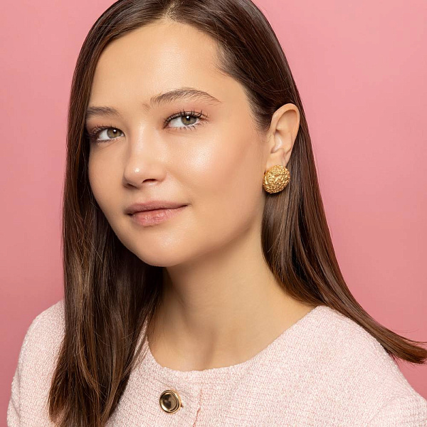 Серьги из желтого золота Francelli (арт. е1091764ж) – изображение 3