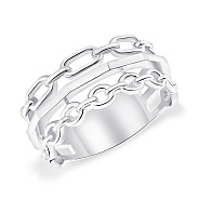 Фото Тройное кольцо из серебра Trendy Style (арт. 7501/5581)