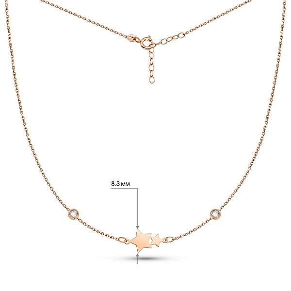 Колье из красного золота (арт. 352512) – изображение 5