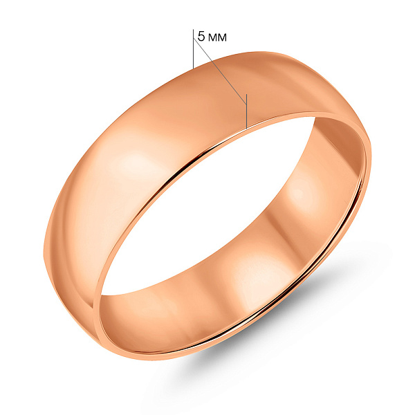 Обручальное кольцо из золота (арт. 239094) – изображение 5