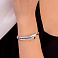Серебряный браслет (арт. 7509/3744) – изображение 2