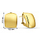 Сережки Francelli з жовтого золота (арт. е1091986ж) – зображення 4