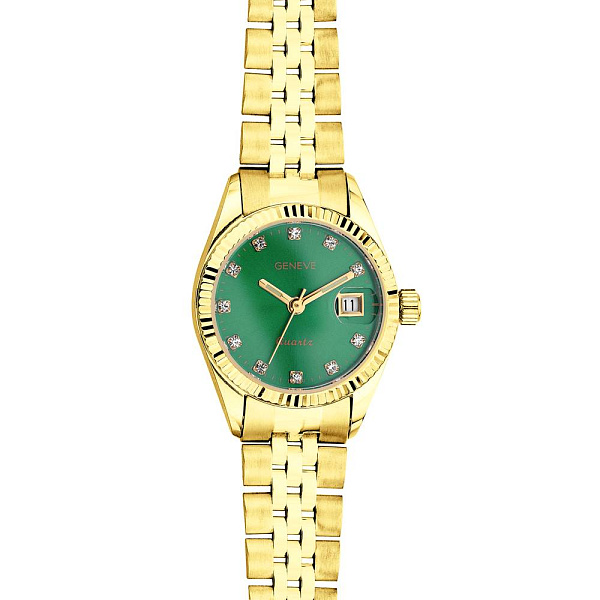 Часы из желтого золота с фианитами (арт. 260243жз) – изображение 2