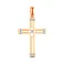 Золотой крестик с бриллиантами (арт. П011801005) – изображение 1