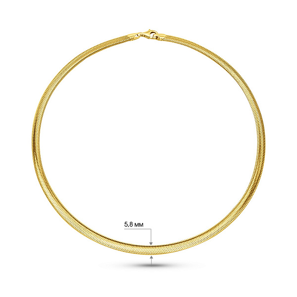 Золотое колье Francelli (арт. 352850ж) – изображение 5