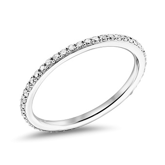 Фото Золотое кольцо с бриллиантами (арт. К341573040б)