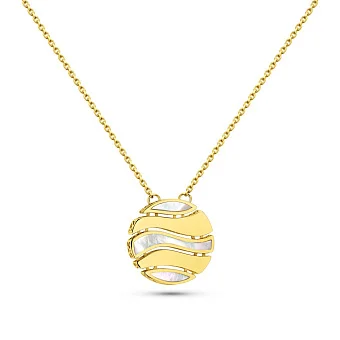 Золоте кольє з перламутром Francelli (арт. 352717жп)