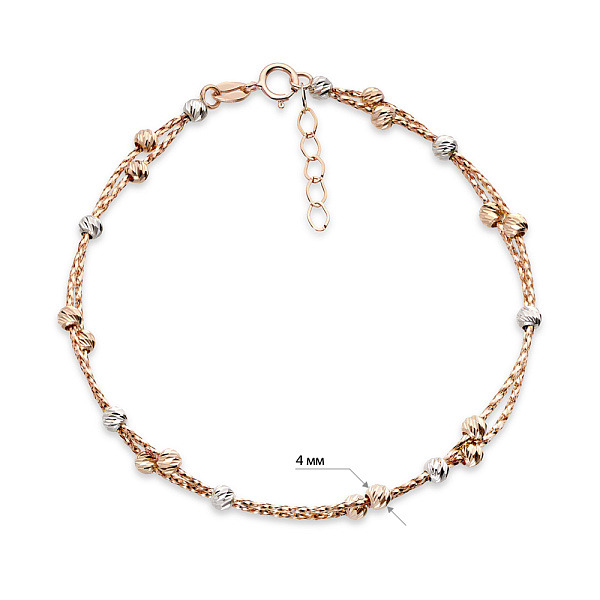 Золотой женский браслет Orbit (арт. 323339кб) – изображение 4