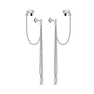 Фото Серебряные серьги с каффой Trendy Style (арт. 7518/578сп)