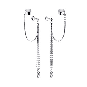 Серебряные серьги с каффой Trendy Style (арт. 7518/578сп)