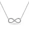 Колье Бесконечность из белого золота с бриллиантами (арт. Ц341289010б) – изображение 1