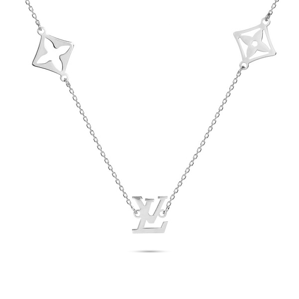 Кольє з білого золота (арт. 351360б) – зображення 1