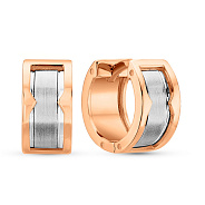 Золоті сережки без каміння (арт. 1091008/15кб)