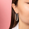 Сережки из желтого и белого золота (арт. 1091631/45жб) – изображение 4