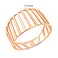 Каблучка з червоного золота (арт. 141314) – зображення 5