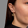 Серьги-подвески из желтого золота (арт. 108484ж) – изображение 2