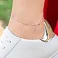 Браслет на ногу з білого золота Francelli (арт. 324051бмлн/н) – зображення 2
