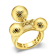 Фото Каблучка з жовтого золота Francelli (арт. 156267ж)