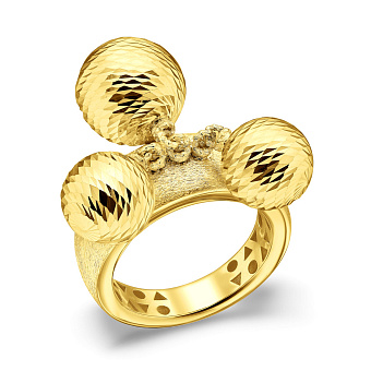 Каблучка з жовтого золота Francelli (арт. 156267ж)