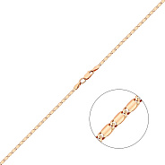 Браслет на ногу из красного золота (арт. ц3116101н)