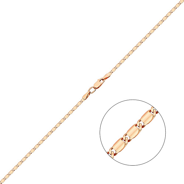 Браслет на ногу из красного золота (арт. ц3116101н) – изображение 1