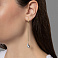 Золотые серьги с длинной подвеской (арт. 105900ж) – изображение 2
