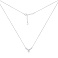 Серебряное колье с подвесками с фианитами (арт. 7507/2641) – изображение 2