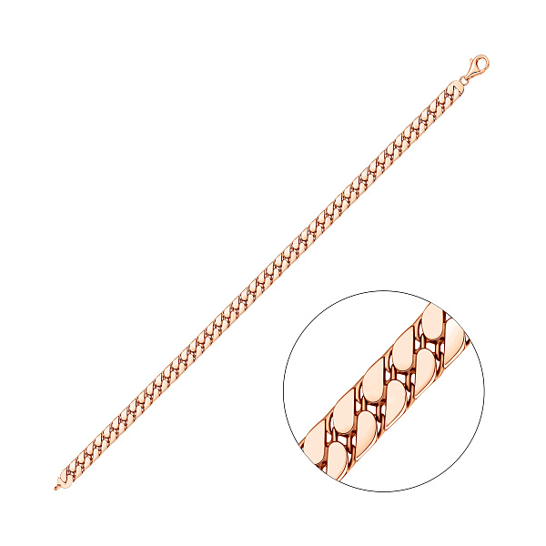 Золотой браслет плетения Панцирное (арт. 3261429) – изображение 1