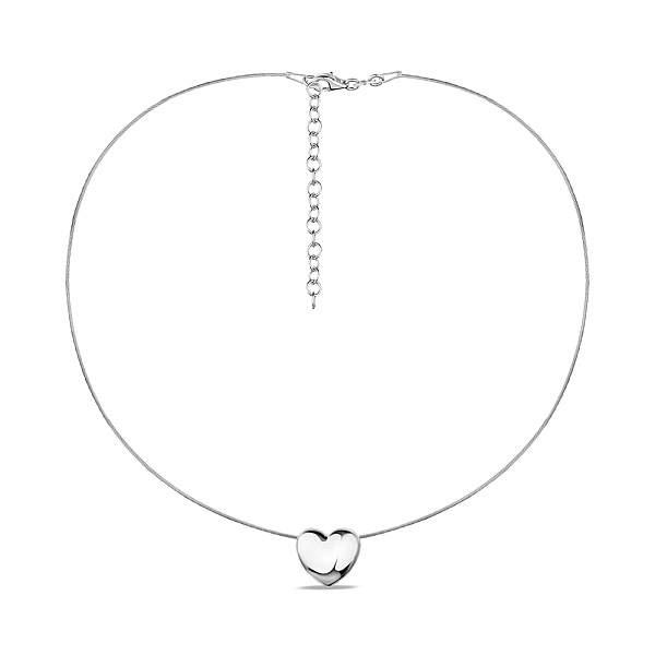 Серебряное колье Сердце (арт. 7507/2075) – изображение 1