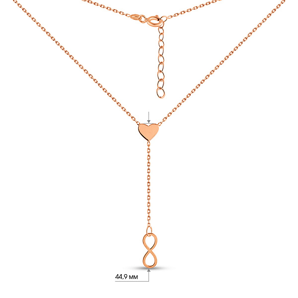 Золотое колье-галстук (арт. 352487) – изображение 6