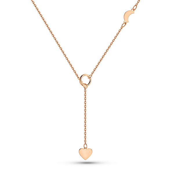 Колье из красного золота без камней (арт. 352625) – изображение 1