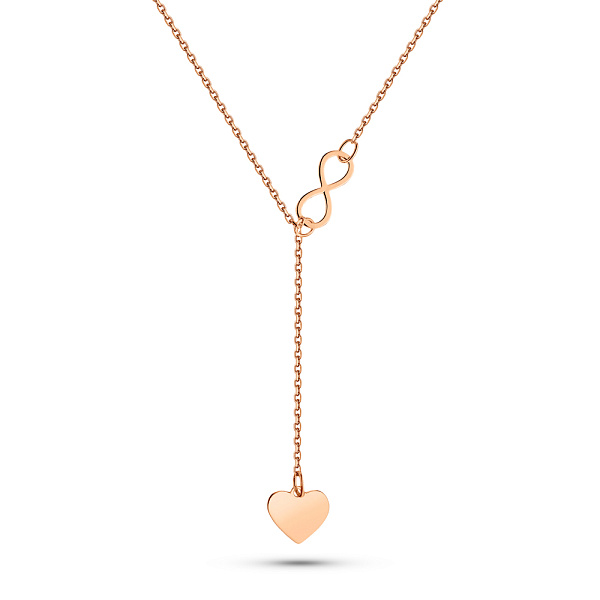 Золотое колье Сердечко (арт. 352759) – изображение 1