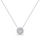 Серебряное колье с подвеской с фианитами (арт. 7507/2592) – изображение 1