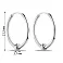 Серебряные серьги-кольца (арт. 7502/1-5002.0.3) – изображение 2