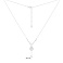 Серебряное колье Клевер с перламутром (арт. 7507/2393п) – изображение 3
