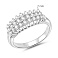 Серебряное кольцо с фианитами (арт. 7501/8812) – изображение 2