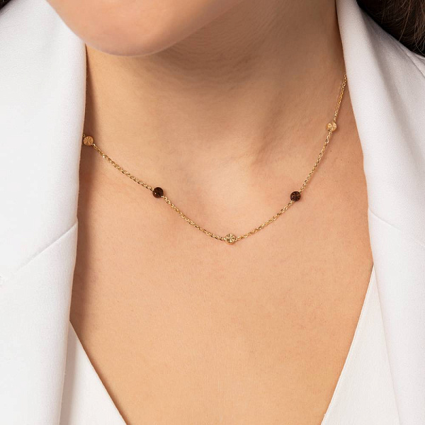 Колье из желтого золота Francelli (арт. 352919жкр) – изображение 2