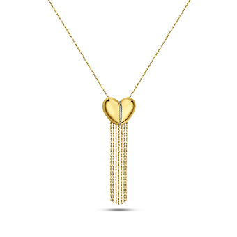 Золотое колье Francelli с бриллиантами (арт. Ц361382005ж)