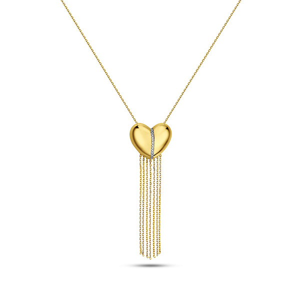 Золоте кольє Francelli з діамантами (арт. Ц361382005ж) – зображення 1