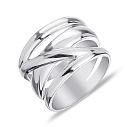 Фото Каблучка срібна Trendy Style без вставок (арт. 7501/1019р)