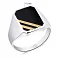 Печатка из серебра с ониксом (арт. 7206/586о) – изображение 4
