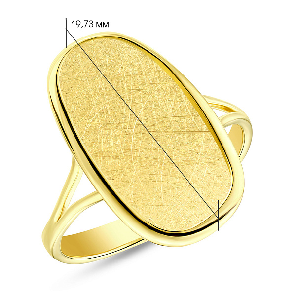 Золотое кольцо Diva (арт. 154965ж) – изображение 5