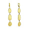 Золотые серьги-подвески Diva (арт. 107594ж) – изображение 1