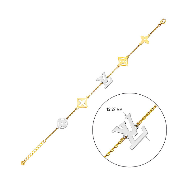 Браслет из золота (арт. 324989жб) – изображение 2