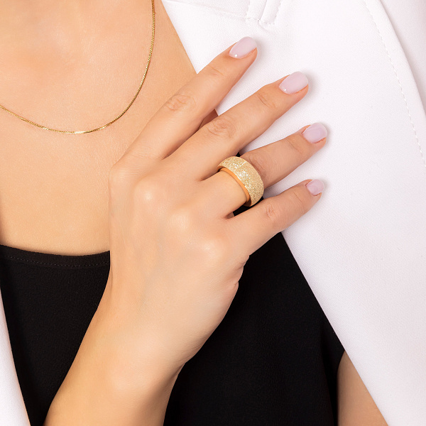 Кольцо из желтого золота Francelli (арт. 1401090жа) – изображение 3