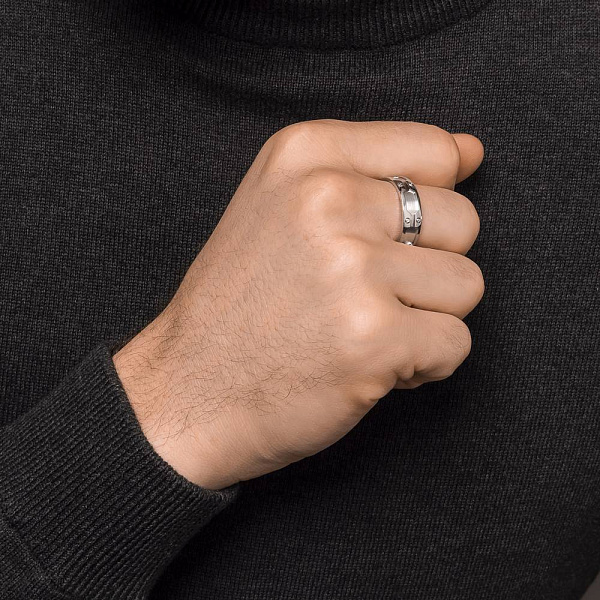 Каблучка з білого золота (арт. 1401081бм) – зображення 2